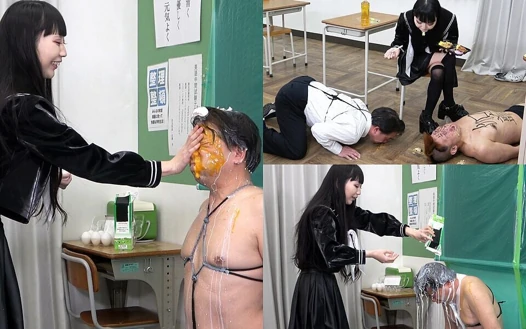 Çiğ yumurta atılır, süt duşları, dışarı tükürülür yemekler—kadınlar üniversite öğle yemeğinde erkeklere şaka yapar, kadınlar güç sahibidir.