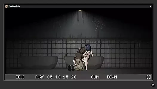 Hayalet kız benden saklamak istedi ama onu yakaladım ve tüm deliklerinden siktim