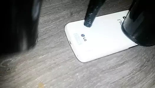 Bayan ben nexus'u seksi aşırı yüksek topuklu ayakkabılarla eziyorum.