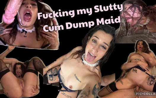 Hizmetçi aşağılama ve sert sikiş