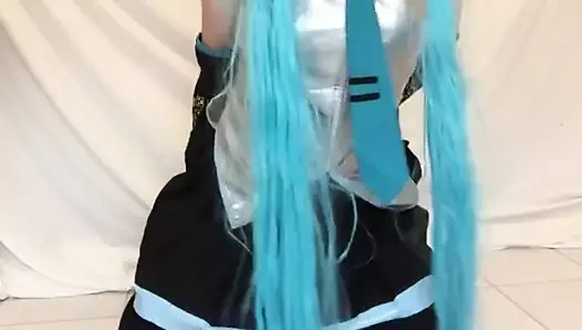 Hatsune miku cd kostümü