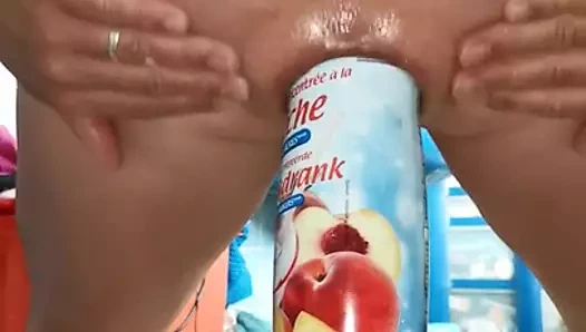 Anal sokma büyük şişe