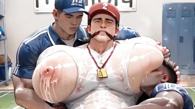 The Boys on the Team Fucked and Rubbed the Trans Coach's Pussy. Ftm Hentai Animation
