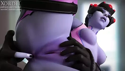 Widowmaker Fingering Her Asshole