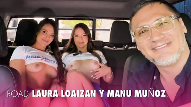 Kolombiyalı güzeller lau loaizan y manu munoz juan bustos yolunda birbirlerini yalıyor