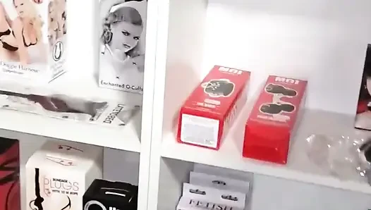 MILF gets fucked hard by a sex shop clerk