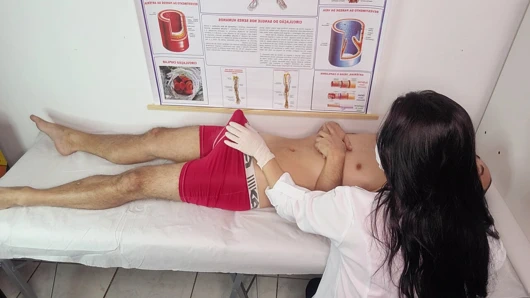 Nurse observes patient's erection