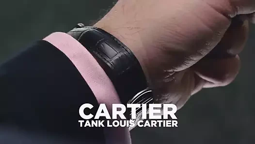 Çelik bilek rotasyonunda Cartier tank americaine