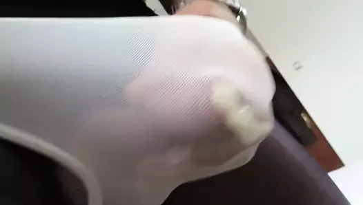 cumming aracılığıyla beyaz külot