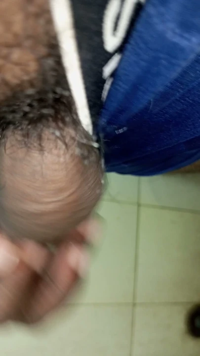 Desi Village boy in home bathroom masturbation | Clip 1