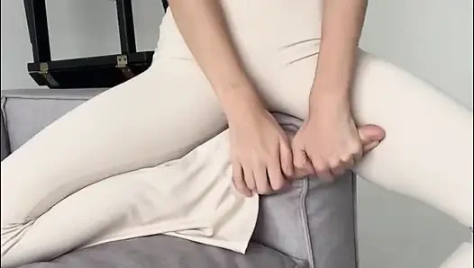 Mükemmel ev yogası - dar taytlı göt - seksi tanrıça