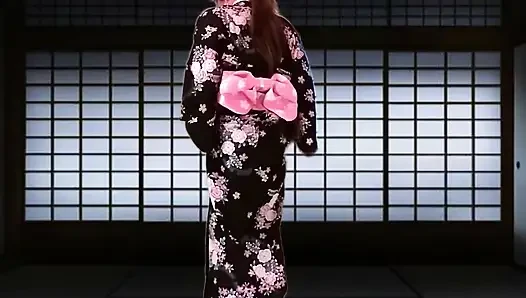 Kimono'da pai-chan