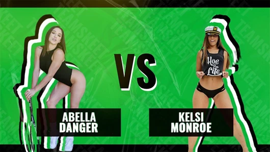 Teamskeet - kızların savaşı - abella tehlike vs kelsi monroe - en iyi büyük zıplayan ganimet ödülü