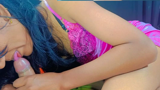 Hot Pink night suite indian girl fuked by Big dick Desi young Village girl Tight pusssy night horny sex video