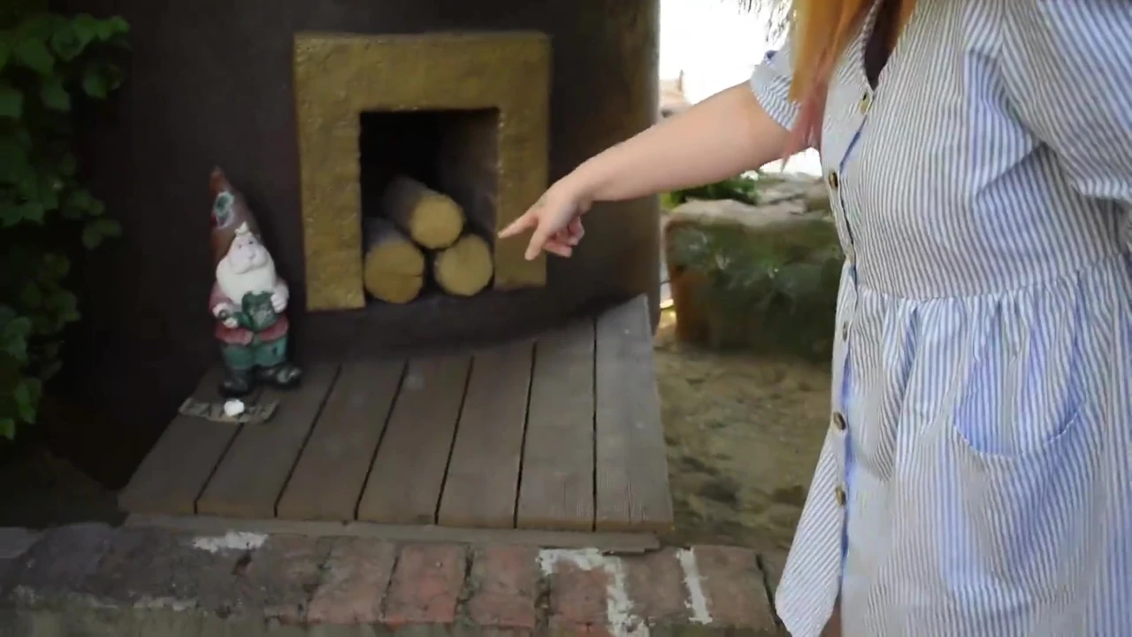 Kira in Wonderland fucked by dildo