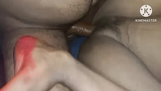 Husband went out, called boyfriend out, fucked his girlfriend all night