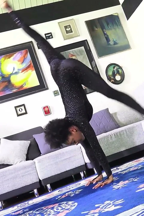 Shiny Black Catsuit