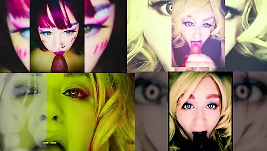 Tanrıça lana - ateşli şehvetli yapay penis emme derlemesi 1