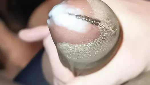 Cum içinde külotlu çorap horoz