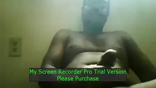 Zenci baba boşalıyor