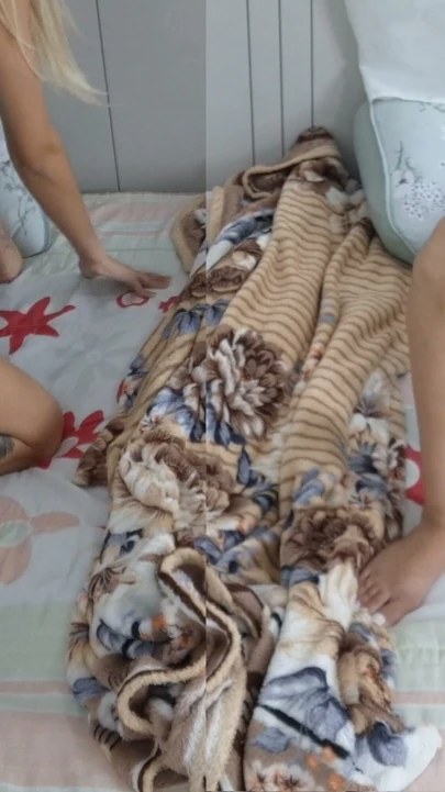 My stepsister enters my room only with a post-bath towel! | Clip 1
