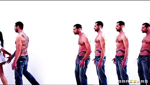 iki kırmızı bağcıklı vixens baştan bir şanslı adam içine bir üçlü