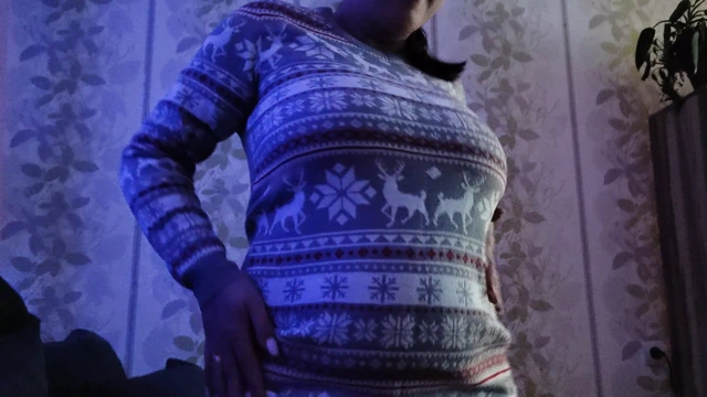 Noel kızı bana bir akşam sürprizi yapıyor