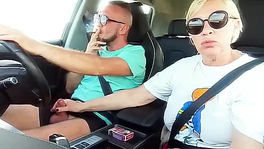 Üvey annemekle aile arabası yolculuğu