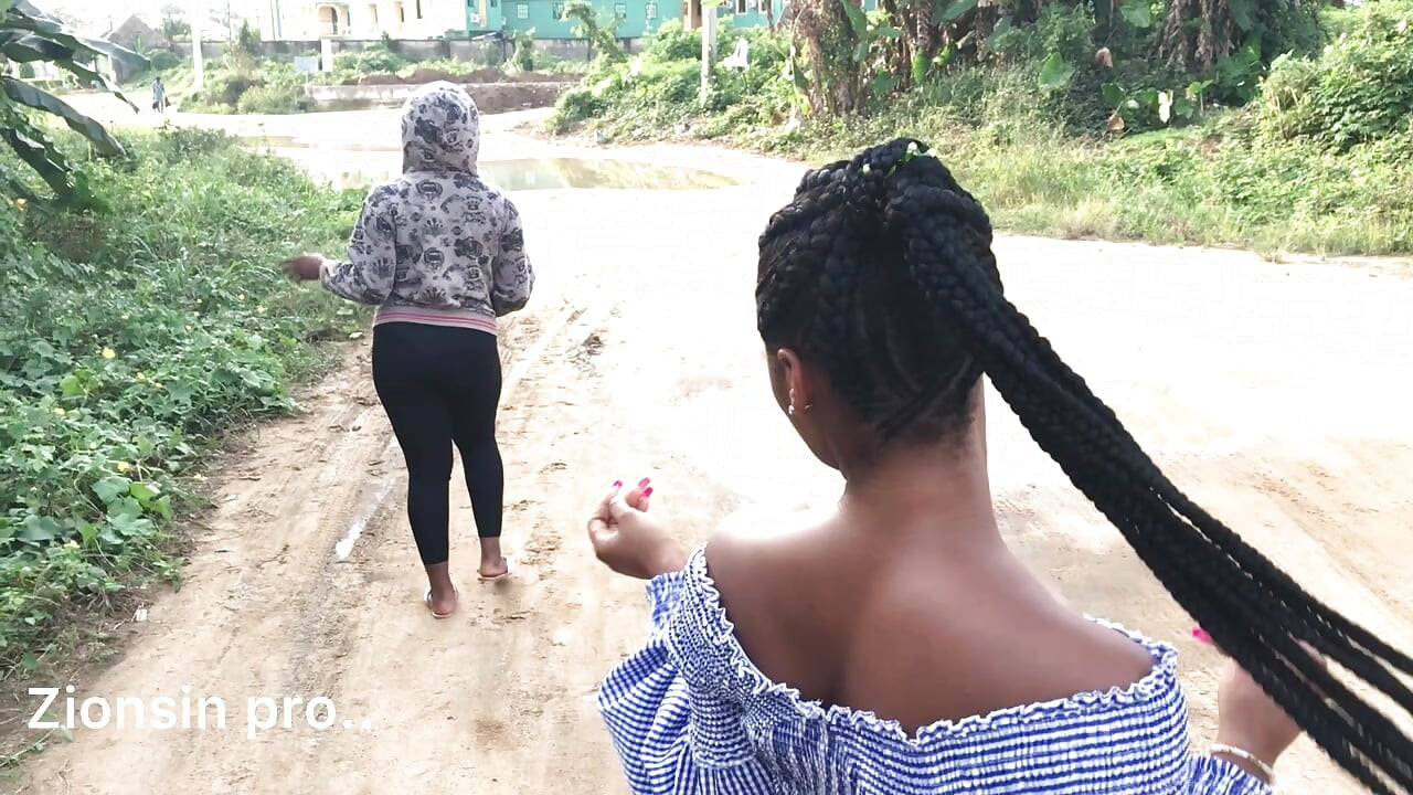 Afrikalı Lezbiyen aşık açık Havada Oyun