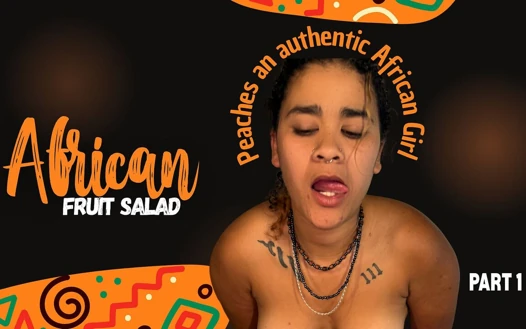 Şeftali ve Afrika meyve salatası - bölüm 1