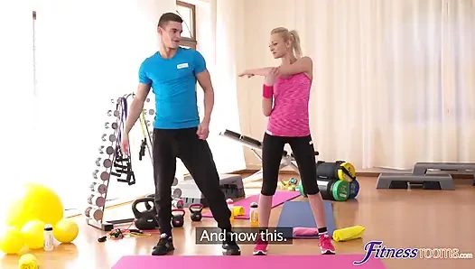 Fitness Rooms - Katy Rose Is a Very Personal Trainer and Loves Cock