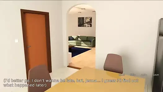 Misafirim #3 için susadı, bana halka açık bir handjob verdi