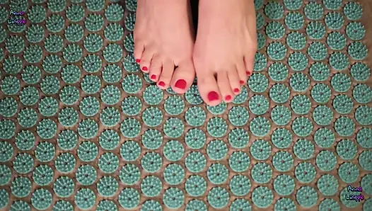 Hassas ayaklarım için akupunktur.