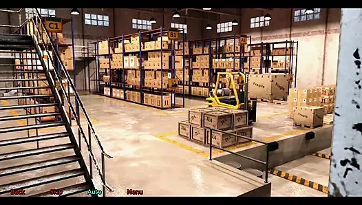 Ofis karısı #34 - Jim ofiste Stacy'nin amıyla oynadı ... Sky ve Stacy birlikte sikişiyor ve Stacy'nin göğüsleri düştü