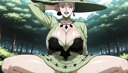 Siyah clover hentai cadı kraliçesi (yapay zeka)