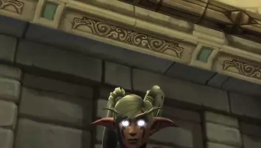Night elf kadın seksi dansı (world of warcraft)
