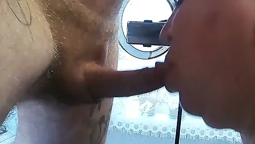 Üvey oğlum ağzımdan sikiyor ve içine boşalıyor