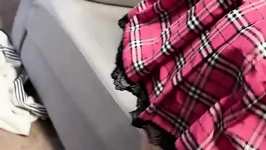 Pembe ponpon kız bakış açısı