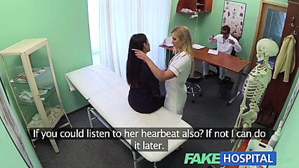 Fakehospital doktorlar horoz ve hemşireler dil tedavisi sinirli