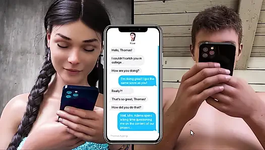 Sunville'in orta yaşlı seksi kadın 96 seans üvey annesi beni sikiyor