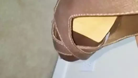 kahverengi topuklu Cum