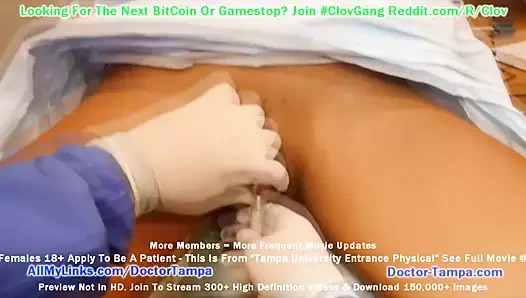 $clov daisy ducati doktor tampa'dan kapsamlı bir jinekolog muayenesi alır