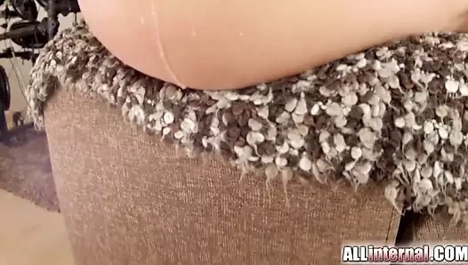 Allinternal seksi esmer gösterileri ona anal Creampie