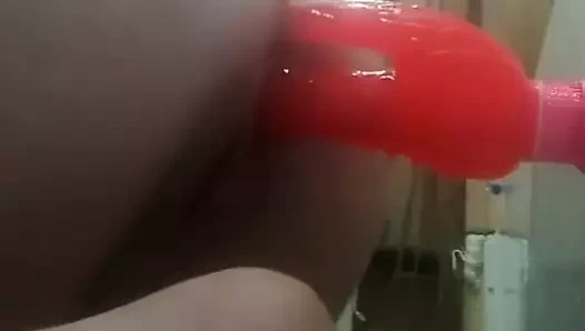 Çift kişilik yapay penisimle oynamaktan klip