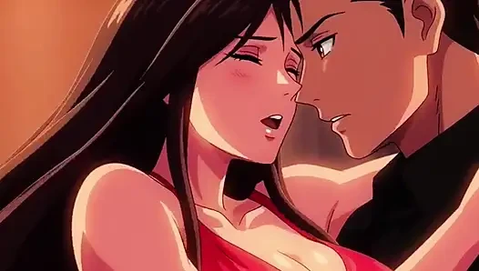Romantic candlelight dinner that ends with husband making love to pregnant Ayesha on table