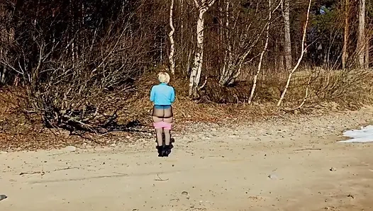 Sexy outfit for spring walk