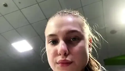 A sweaty Latina gets fucked hard after workout