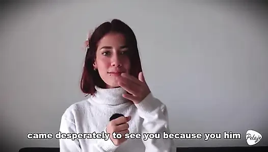 Güzel masum kız porno oyuncu seçmelerinde ilk kez sahneye çıkıyor