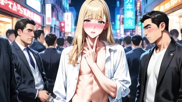 Alman kadın kılıklı Tokyo'nun sokaklarında ve sokaklarında sikiliyor. Hentai Yaoi Animasyon.