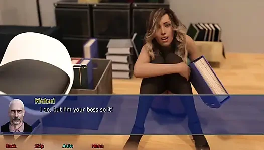 Ofisteki evli kadın #19 - Stevie Stacy'nin eteğine boşalıyor.